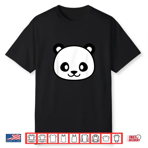Panda Happy Fun Graphic Great For School Anime Japanese Gift Shirt