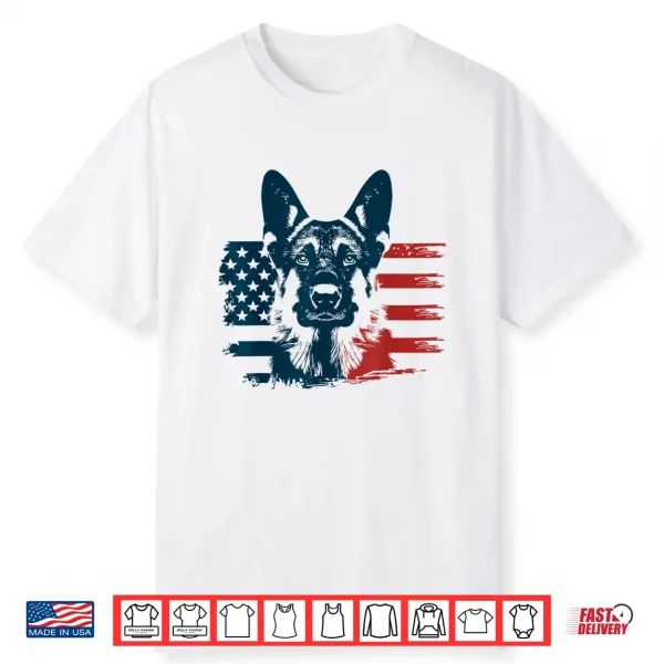 Patriotic German Shepherd Dog Lover 4Th Of July Pet Owner Shirt