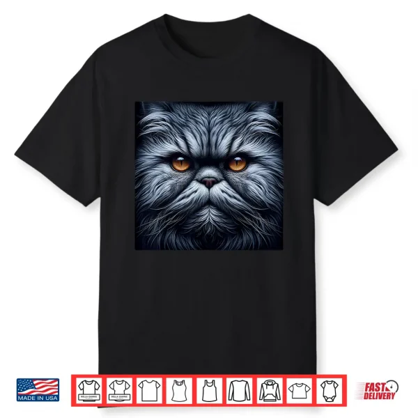 Persian Cat Shirt Cat Face Cute Cat Lover Cat Mom Dad Shirt