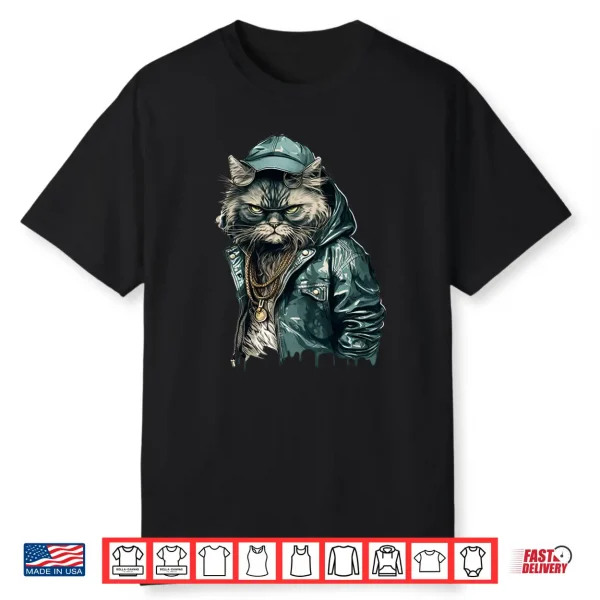 Persian Cat Thug Cat Gangster Cat Gangster Life Shirt