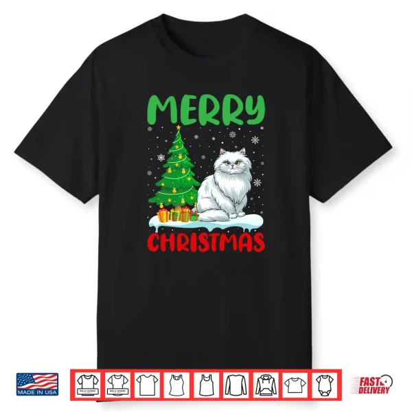 Persian Cat Tree Xmas Sweater Men Women Ugly Christmas Shirt