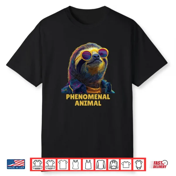 Phenomenal Happy Sloth Premium Tri Blend Shirt