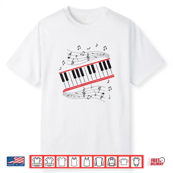 Piano Beat It Music Cosplay Funny Music Idea Shirt