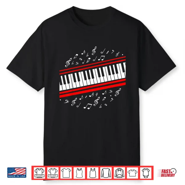 Piano Beat It Music Shirt