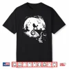 Poodle Dog And Moon Halloween Costume Dog Lover Funny Shirt