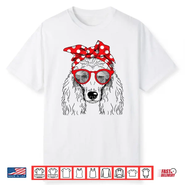 Poodle Dog Mom Bandana Sunglasses Mother’S Day Shirt