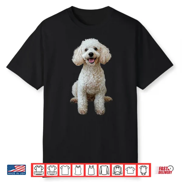Poodle Dog Motif Pet Illustration Poodle Men Women Kids Shirt