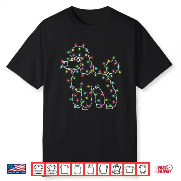 Poodle Dogs Tree Christmas Sweater Xmas Pet Animal Dog Gifts Shirt