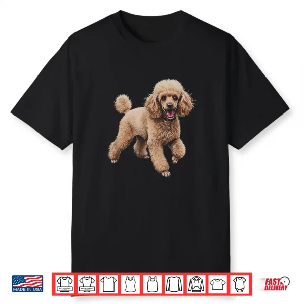 Poodle Drawing Art Design Shirt