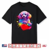 Poodle Shirt Colorful Poodle Heart Graphic Shirt