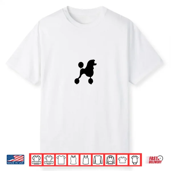 Poodle Skirt T Shirt Costume Black Poodle