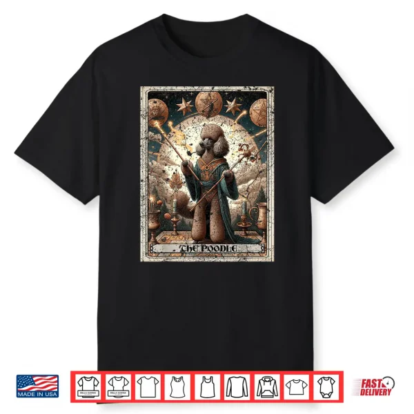 Poodle Tarot Card Dog Shirt