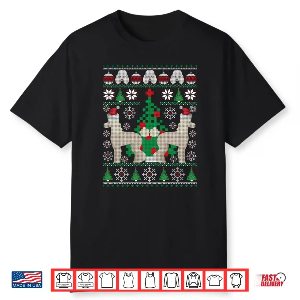 Poodle Ugly Christmas Funny Holiday Dog Lover Xmas Gift Shirt
