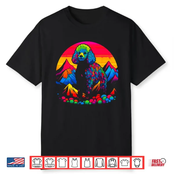Pop Art Design Poodle Dog Hike Shirt