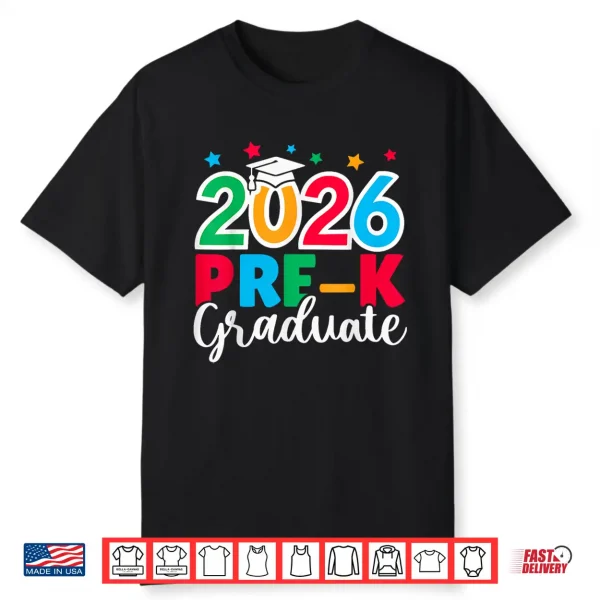 Pre K Graduation 2026 Last Day Of School Shirt