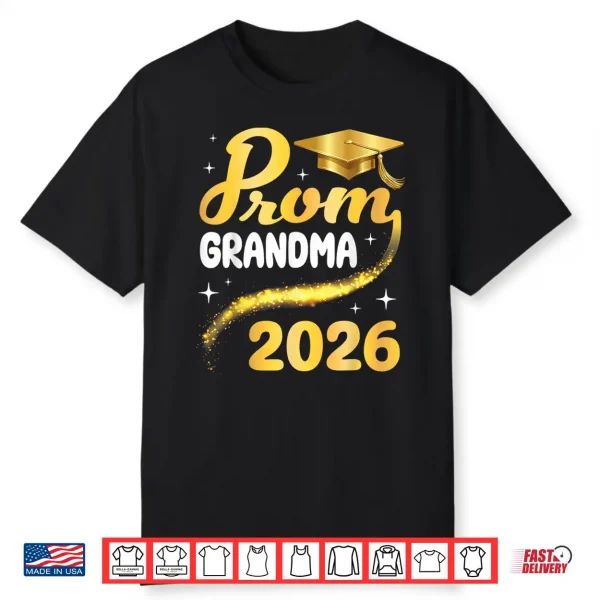 Prom Relative 2026 Senior Graduation Class Of School Gold Cap Shirt