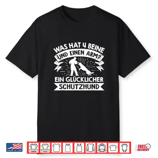 Protective Dog German Shepherd Funny Saying Dog Hund Sport Shirt