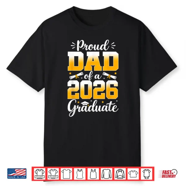 Proud Graduate Senior 2026 Family Matching Shirt