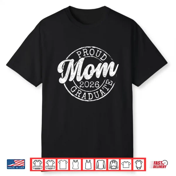 Proud Graduate Stamp Senior 2026 Graduation Shirt