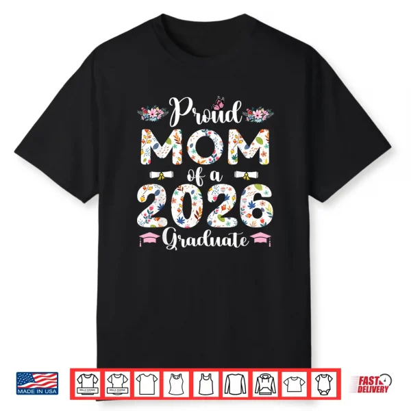 Proud Relative Of A 2026 Graduate Floral Senior Graduation Shirt