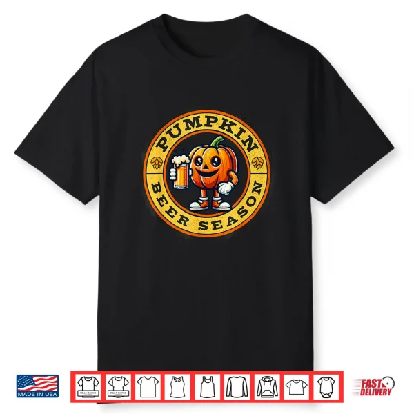 Pumpkin Beer Season Craft Brewery Halloween Ipa Stout Brewer Shirt
