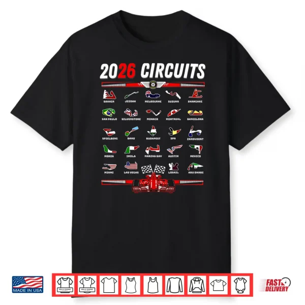 Race Car Enthusiast Motorsport Racing Fan Flags Shirt