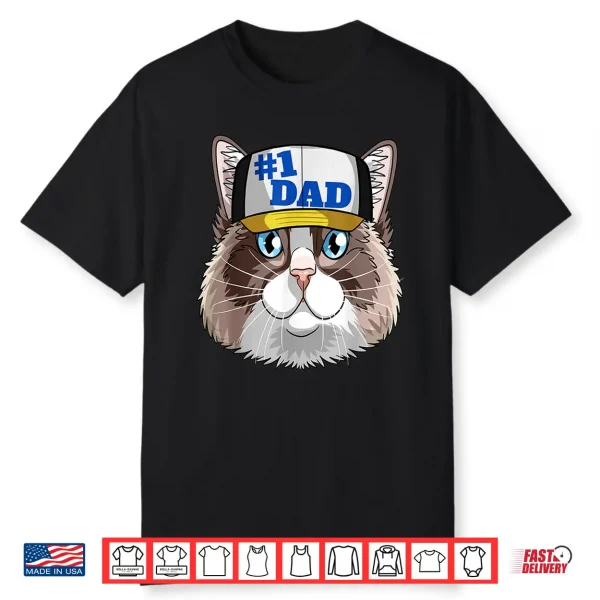 Ragdoll Cat #1 Dad Father’S Day Decor Men Women Kids Shirt