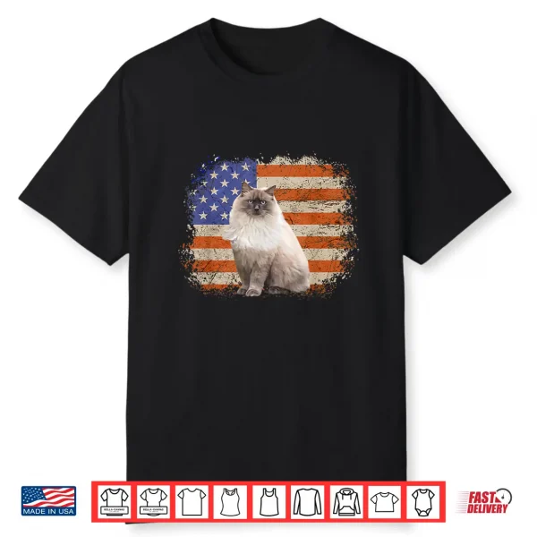 Ragdoll Cat 4Th Of July Patriotic Independence Celebrations Shirt