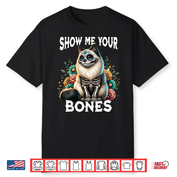 Ragdoll Cat Dia De Los Muertos Ragdoll Halloween Ragdoll Shirt