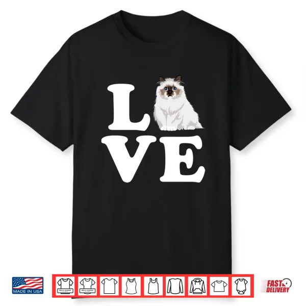 Ragdoll Cat Love Mom Funny Cat Lover Women Shirt