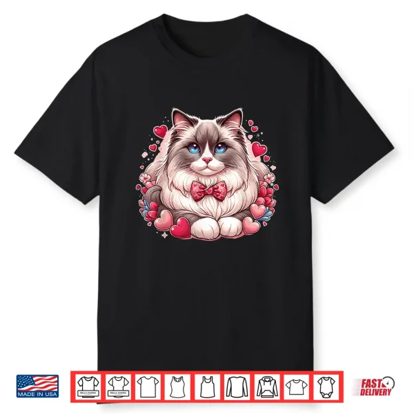 Ragdoll Cat Lover Valentine’S Day Ragdoll Cat Shirt