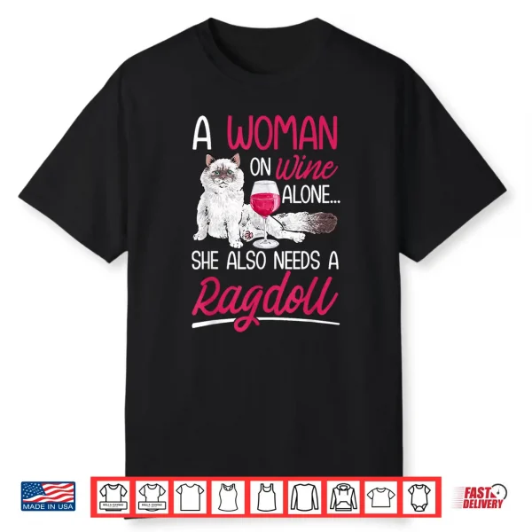 Ragdoll Cat Owner Wine Ragdoll Cat Women Shirt