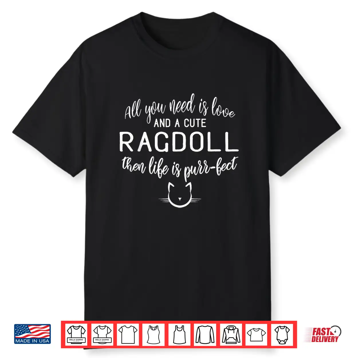 Ragdoll Cat Shirt Gift For Feline Lovers Shirt For Men Women Girls Kids Ragdoll Cat Shirt Gift For Feline Lovers Shirt For Men Women Girls Kids