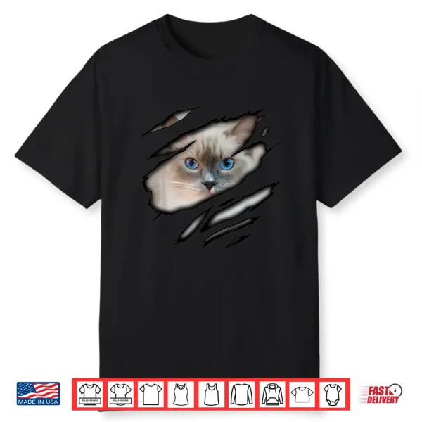 Ragdoll Cat In Me Design Cadesign Purebred Cat Shirt