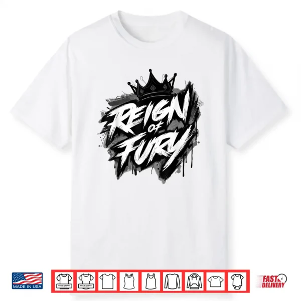 Reign Of Fury Martial Arts Combat Graphic Design Shirt