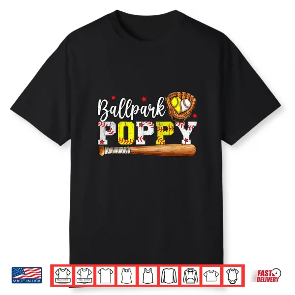 Relative Ballpark Poppy Softball Baseball Professional Identity Shirt
