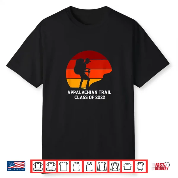 Retro Appalachian Trail Class Of 2022 Backpacking Shirt