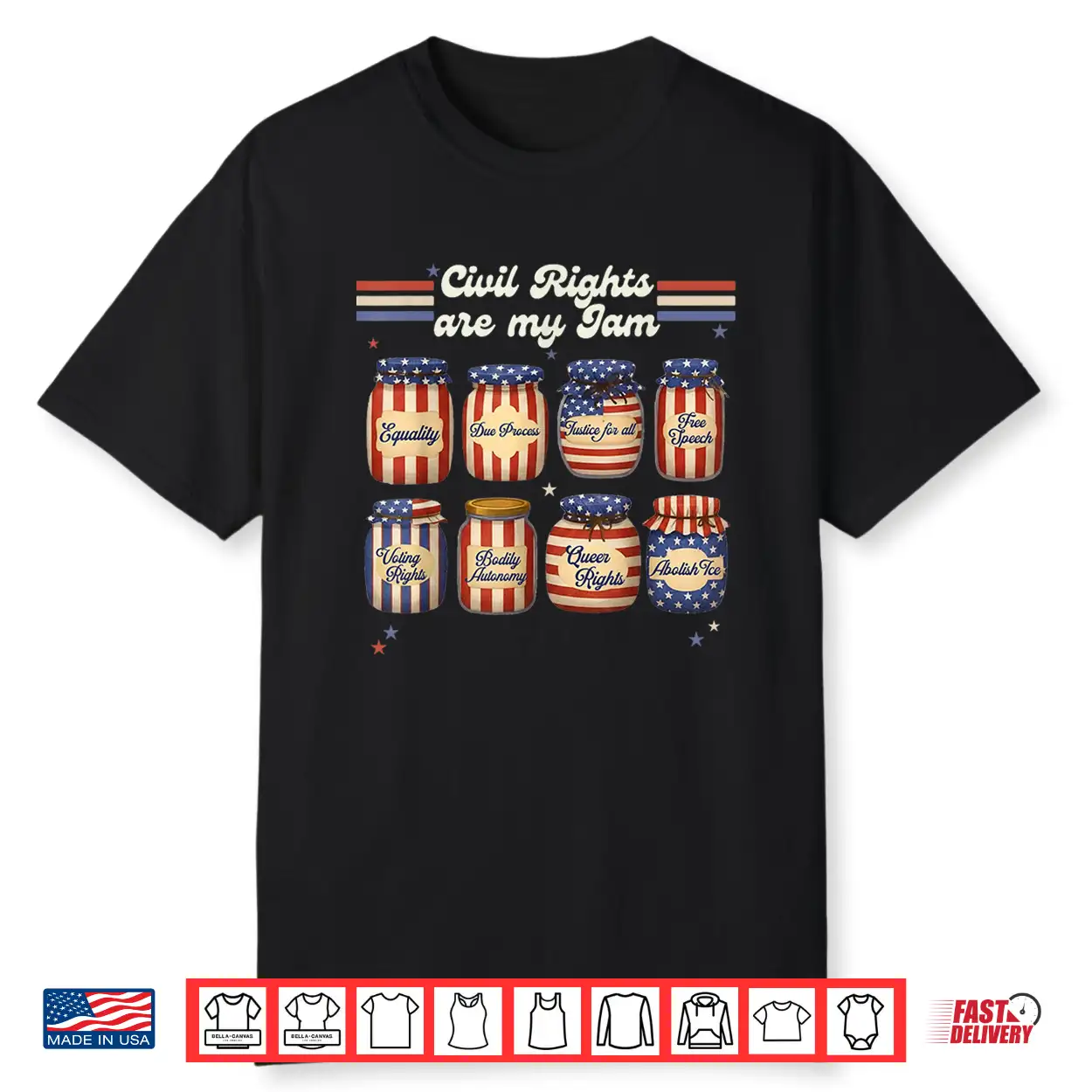 Retro Funny Civil Rights Are My Jam Sarcastic Independence Shirt Retro Funny Civil Rights Are My Jam Sarcastic Independence Shirt