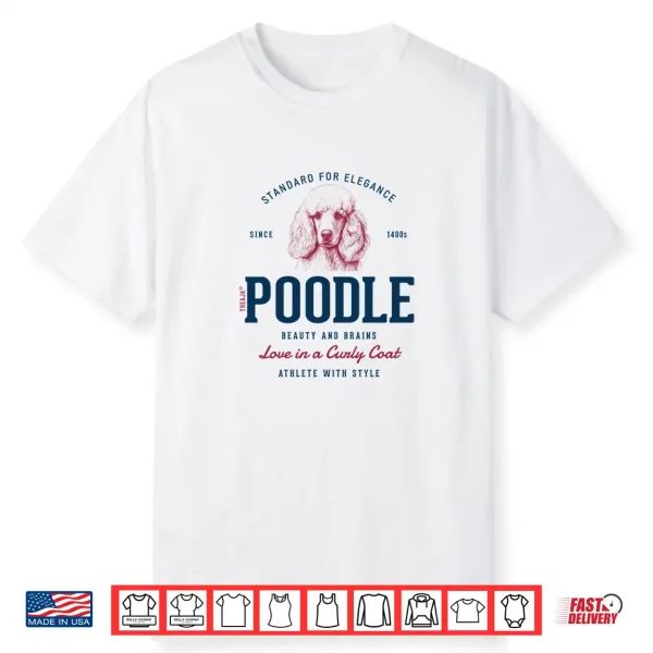 Retro Styled Vintage Poodle Shirt