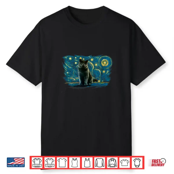 Retro Vintage Style British Shorthair Cat Shirt