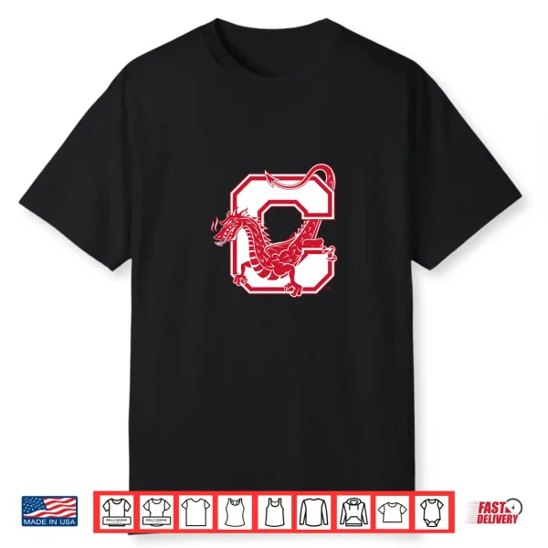 S U N Y Cortland Red Dragons C Mark Shirt