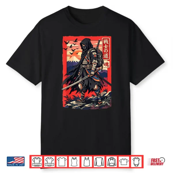 Samurai Warrior Katana Art Shirt