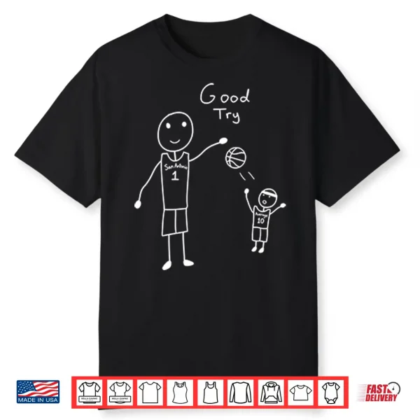 San Antonio Spurs Victor Wembanyama Good Try Shirt