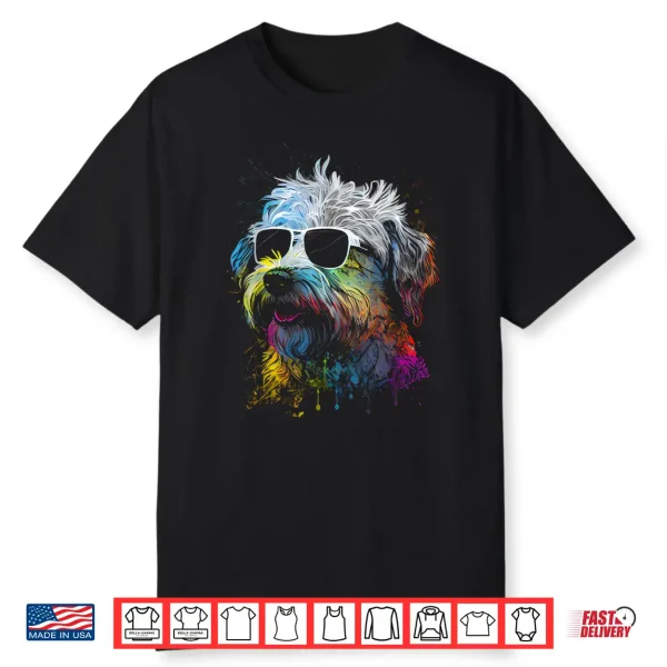 Schnoodle Walking Dog Fans Poodle Schnauzer Dogs Shirt