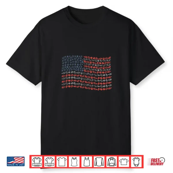 Seashell Starfish Flag Shirt