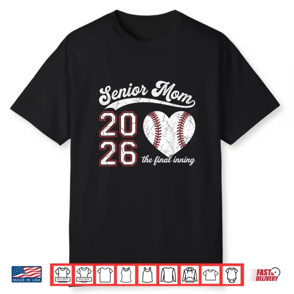 Senior Relative 2026 The Final Inning Baseball Heart Class Of 2026 Shirt