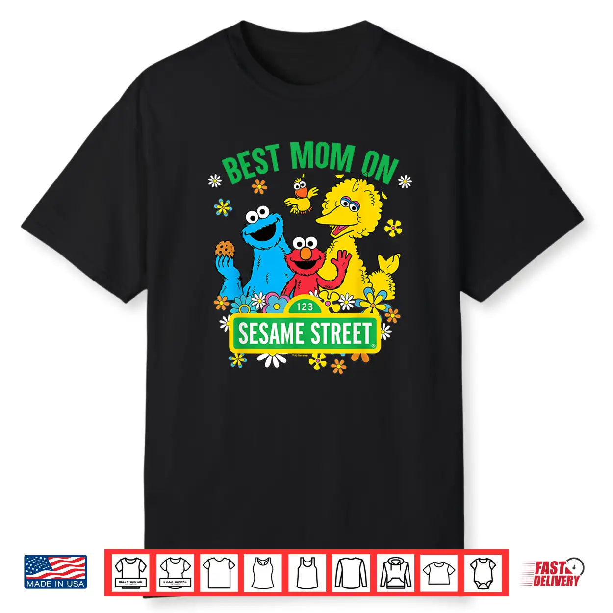 Sesame Street Mother’S Day Best Mom On Sesame Street Shirt Sesame Street Mother’S Day Best Mom On Sesame Street Shirt