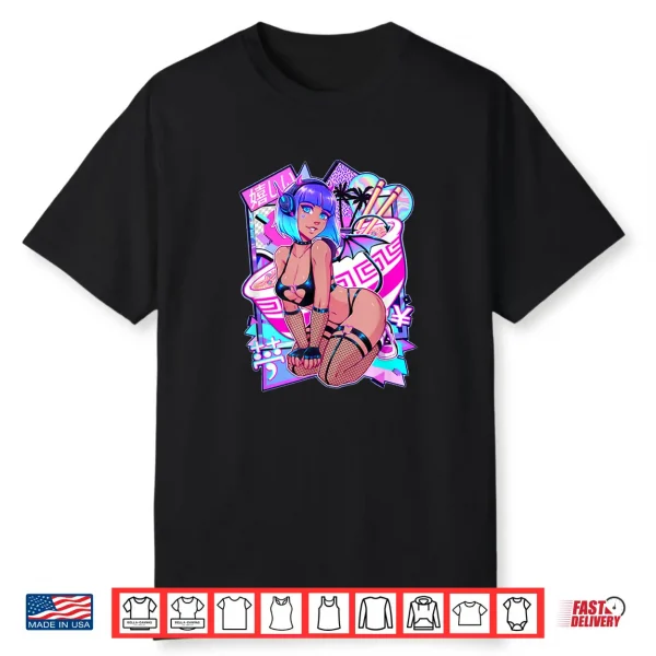 Sexy Anime Girl Japanese Sexy Demon Girl Cosplay Shirt