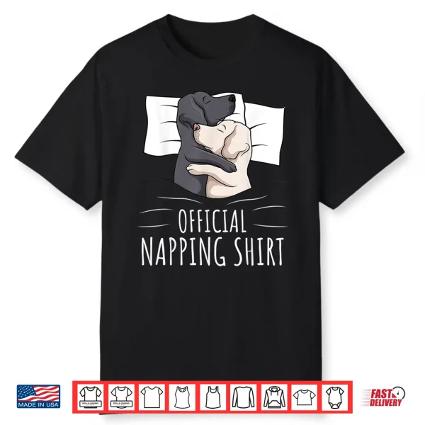 Sleeping Labrador Retriever Lab Dog Official Napping Shirt