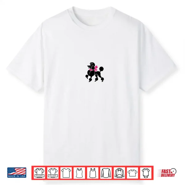 Sock Hop Poodle Pink Scarf Shirt